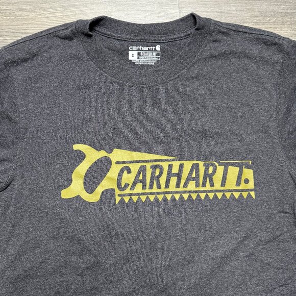 Carhartt Men's Saw Graphic T-Shirt - Grey - Picture 2 of 6